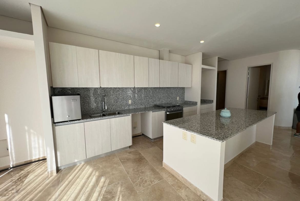 Cocina equipada: Entrega Inmediata, departamentos en Central Park Cancun
