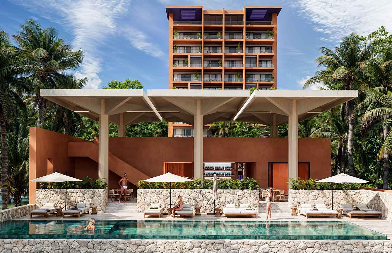 preventa mistral costa mujeres frente al mar 190m2 207m2 2-4 recamaras amenidades