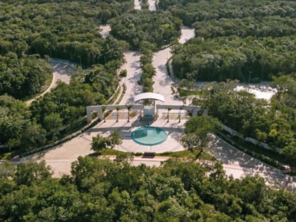 terreno en venta ciudad mayakoba senderos poniente 169m2 amenidades seguridad