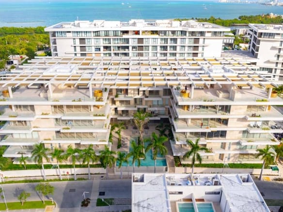 Renta sin muebles en ALBA Puerto Cancún | 2 recámaras