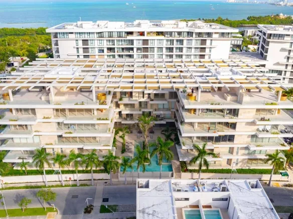 Renta sin muebles en ALBA Puerto Cancún | 2 recámaras