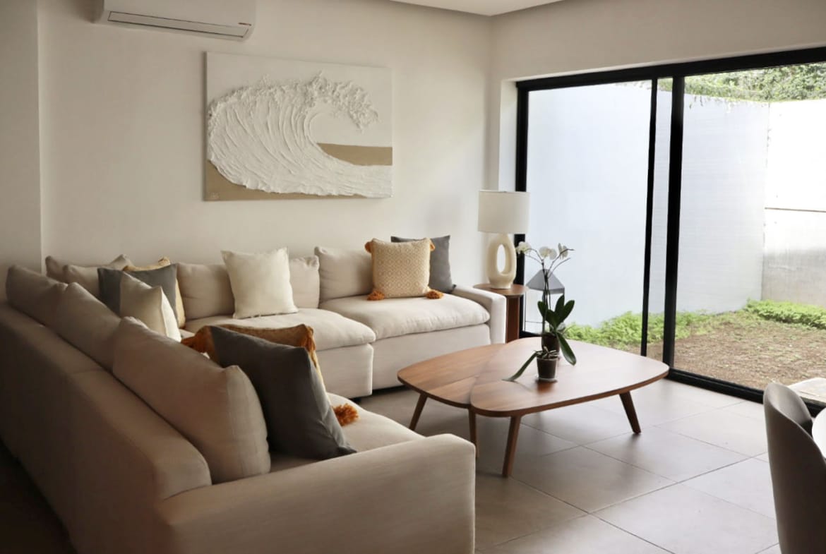 Casa amueblada renta Aqua Fase II Cancún | 4 recámaras