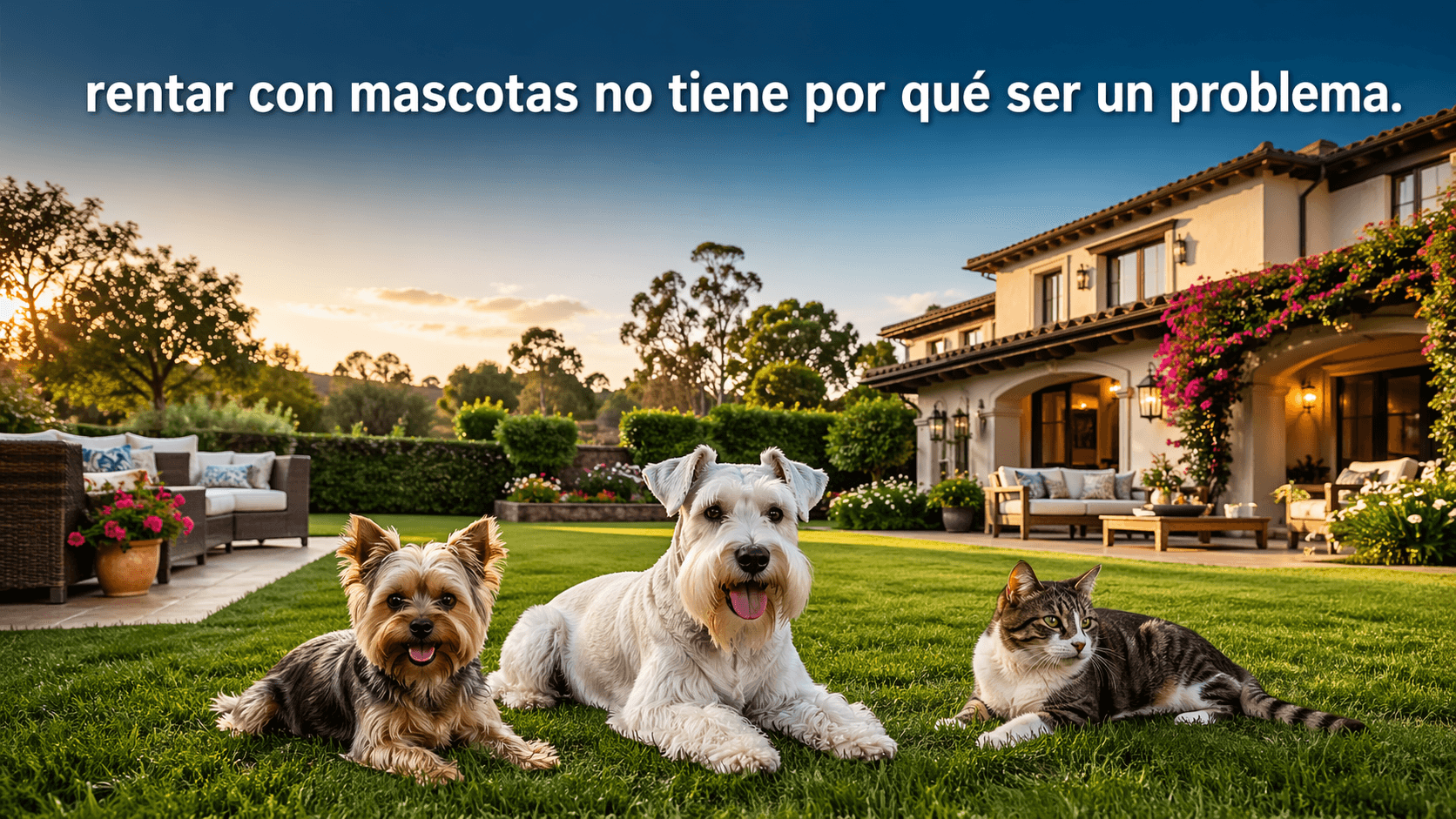 cómo rentar con mascotas sin dañar la propiedad