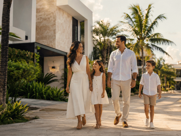 La familia perfecta para cada tipo de propiedad en Cancún