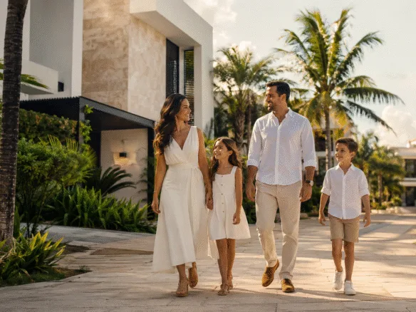 La familia perfecta para cada tipo de propiedad en Cancún