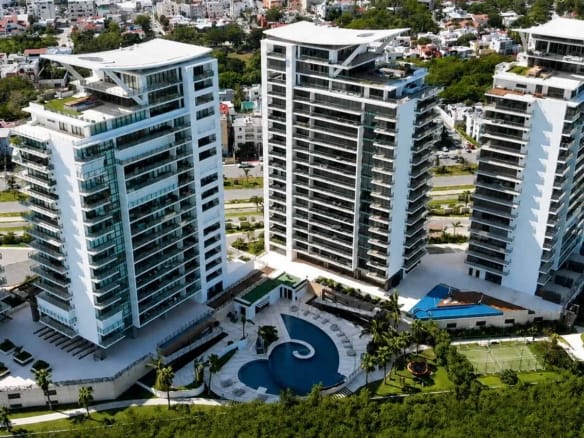 Departamento amueblado en renta en Puerto Cancún | BE Towers