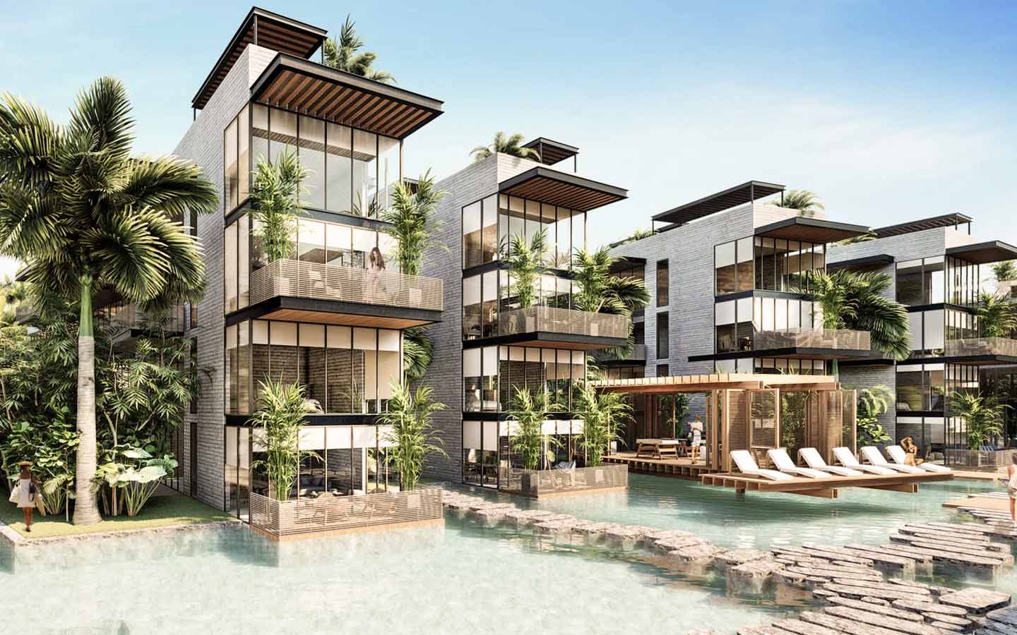 Departamento en venta en Xalet Tulum amueblado